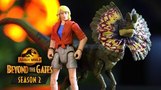 Hammond Collection: Dilophosaurus & Dr. Ellie Sattler - Beyond the Gates | JURASSIC WORLD