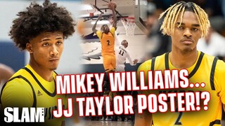 Mikey Williams throws DIME to JJ Taylor for CRAZY POSTER DUNK! 😱