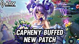 AOV : CAPHENY GAMEPLAY | BUFFED NEW PATCH - ARENA OF VALOR LIÊNQUÂNMOBILE ROV COT