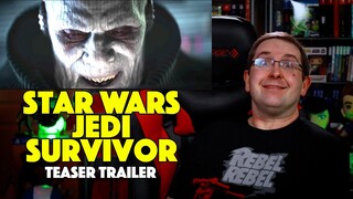 REACTION! Star Wars Jedi: Survivor Official Teaser - Video Game 2023