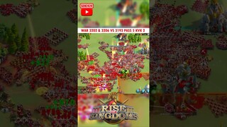 KD ITACHI 3202 & 3206 VS 3193 WAR PASS 5 || RISE OF KINGDOMS