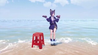 [Jia Le] The coin minter prepared a plastic bench, causing the female idol to fall