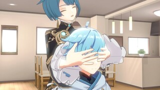 【原神MMD/行重】猜不出来就会有惩罚哦~