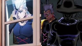 "JoJo Battle of the Stars R" "Golden Wind" Polnareff x Silver Town Mod