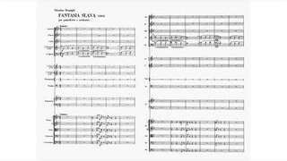 Ottorino Respighi - Fantasia slava (audio + sheet music)