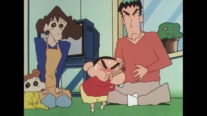 Crayon Shinchan - Mari kita berduel serius dengan sumpit
