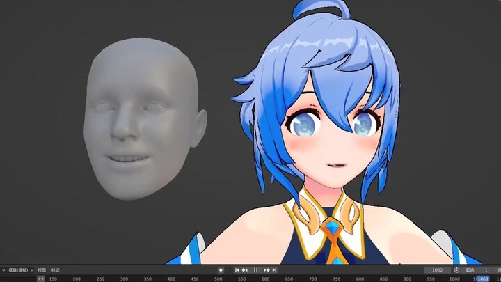 CG角色艺术家带来--Blender“原神”风格二次元角色动画～从建模到材质/绑定/动画/动力学/最终渲染全流程教学
