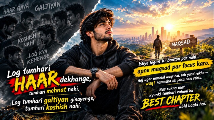 Log Tumhari Haar Dekhenge, Tumhari Mehnat Nahi 💯 | Never Give Up 🔥