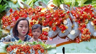 กุ้งแช่น้ำปลาร้านัวๆ เผ็ดหูหลูบ เเซ่บนัวคักจ้า18/ก.ค/64
