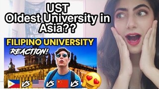 Foreigner Reacts to FILIPINO UNIVERSITY! University of Santo Tomas (UST)!