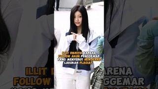 #illit dikritik karena follow akun penggemar yang menyebut #newjeans lakukan plagiat #kpop #viral