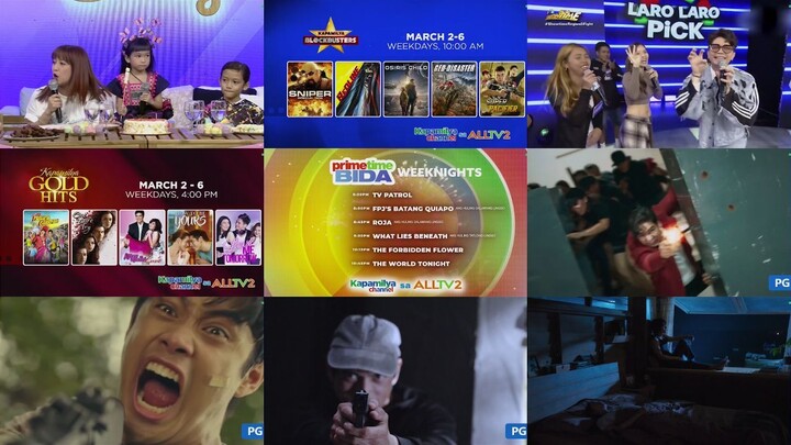 Kapamilya Channel sa ALLTV2 Commercial Break March 02, 2026 (Monday)