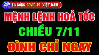 Tin Tức Covid-19 Việt Nam Mới Nhất Ngày 7/11/2021/Tin Nóng Thời Sự Việt Nam Hôm Nay