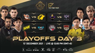 (ENGLISH) M3 Playoffs Day 3 | MLBB World Championship 2021 | Singapore
