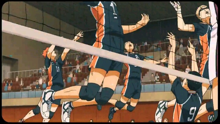 haikyu serangan balik karasuno vs shiratorizawa