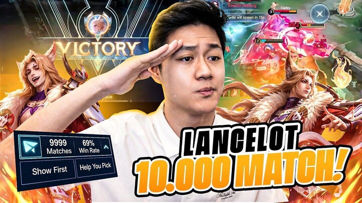 Momen Lancelot Jeje Nyentuh 10.000 Match! - Mobile Legends