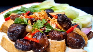 Lạ miệng thơm ngon ĐẬU HŨ HẤP NẤM nhanh gọn lẹ | vegan recipes