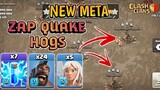 NEW META TH11 STRATEGY ATTACK ZAP QUAKE HOGS STRATS | TOO OP | CLASH OF CLAN