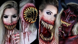 ศิลปะการแต่งหน้าผี | วันฮาโลวีน Makeup Ghost Halloween