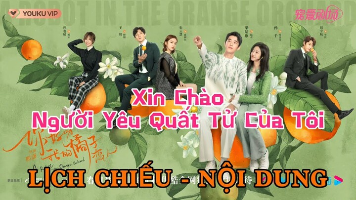 Xin Chào, Người Yêu Quất Tử Của Tôi [LỊCH CHIẾU - NỘI DUNG]