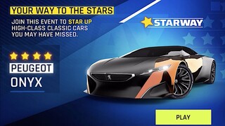 ASPHALT 9: LEGENDS - Star-up Peugeot Onyx to 4-Stars (Starway Event)