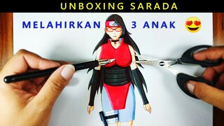 UNBOXING SARADA punya 3 anak boruto 😍