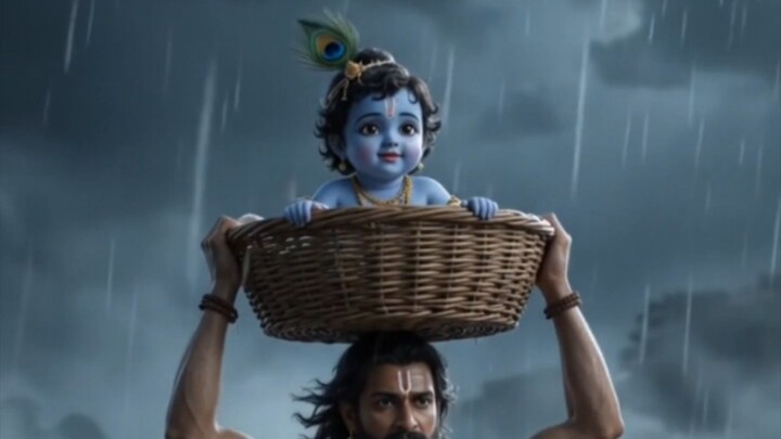 कृष्ण जन्म की वो रात… जिसके पीछे छुपा था एक रहस्यमयी राज 🦚😱क्या वो संकेत स्वयं महादेव का था? 🕉️