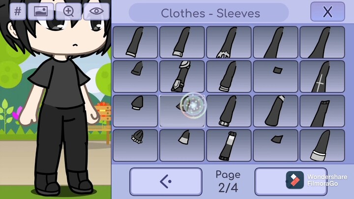 cómo hacer a Naruto y Sasuke y sakura en gacha life