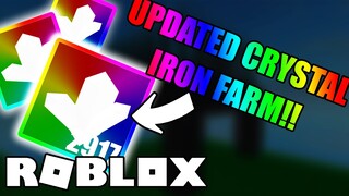 *NEW* OP CRYSTALLIZED IRON FARM TUTORIAL (GET CRYSTALLIZED IRON FAST) | ROBLOX SKYBLOCK
