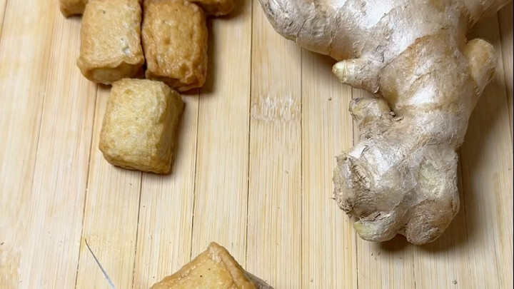 Ginger cos fish tofu