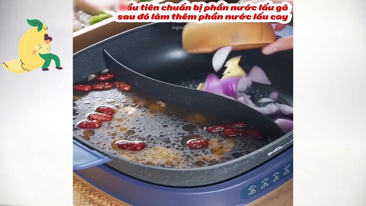 Chờ bạn thân gọi tới nhà ĂN LẨU :3#doanngon#reviewfood