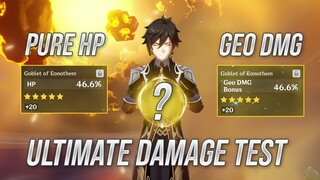 C0 ZHONGLI SUPPORT DPS ULTIMATE TEST | GENSHIN IMPACT 原神