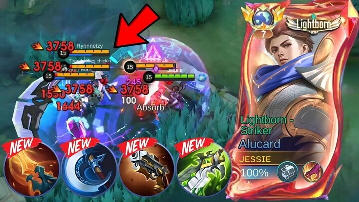 ALICE SOLO CARRY  _ Vampire Build _ BUILD & EMBLEM - MLBB