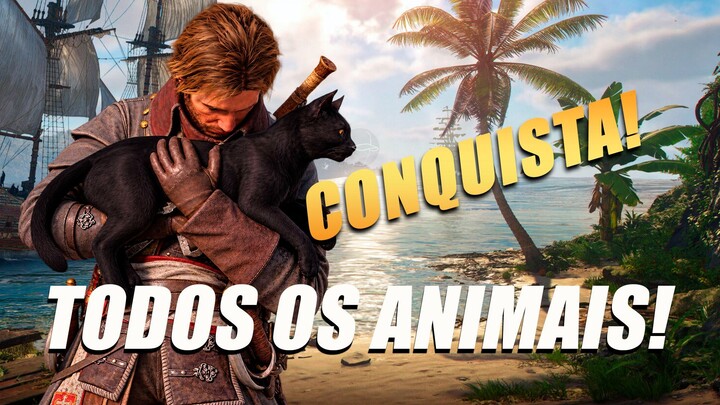 Assassin’s Creed Black Flag Resynced TODOS os ANIMAIS localização + Conquista