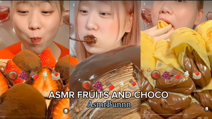 Asmr FRUITS AND CHOCO - AsmrBunnn