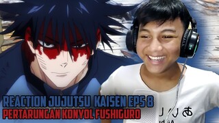 BAKU HANTAM BERSAMA QORYGORE - REACTION JUJUTSU KAISEN EPS 8 INDONESIA