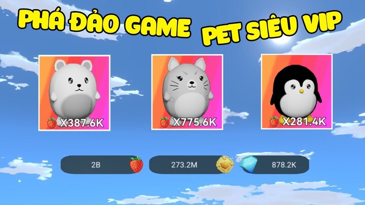 (Blockman GO) VanhMC PHÁ ĐẢO GAME VỚI NHỮNG CON PET SIÊU VIP TRONG MAGIC PET OF WORLD