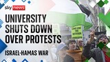 Anger and violence rock top US university | Israel-Hamas war