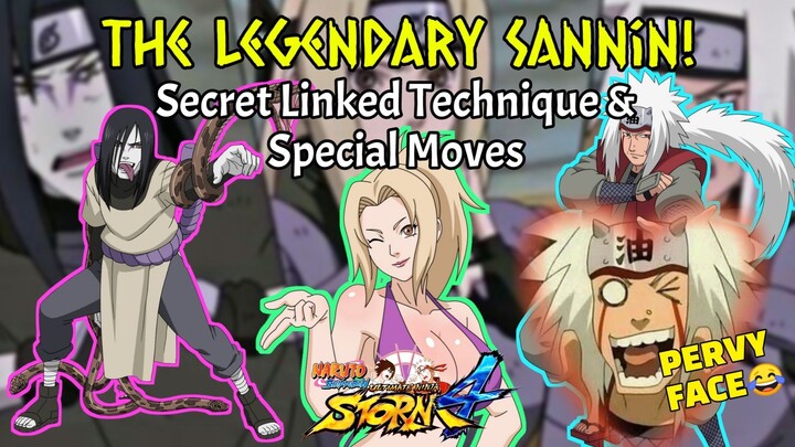 The LEGENDARY SANNIN OF KONOHA | Secret Linked Technique | NSUNS4