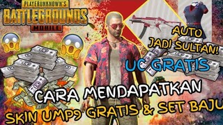 SKIN UMP9 GRATIS!!!!CARA MENDAPATKAN SKIN & SET BAJU SECARA GRATIS - PUBG MOBILE