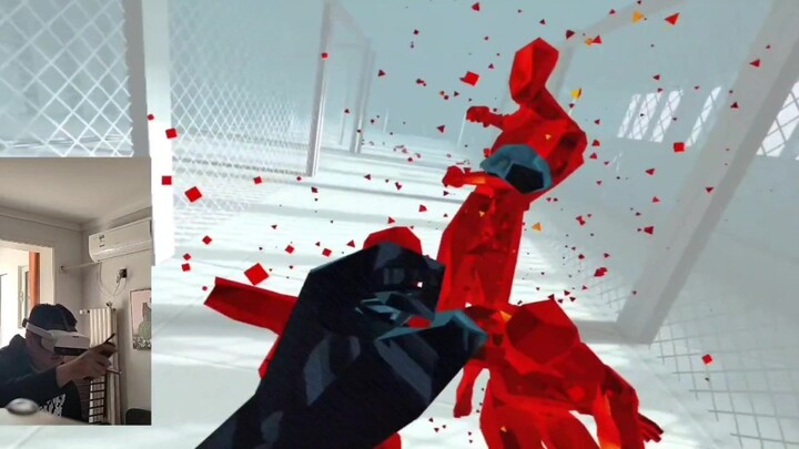 Pemula VR video game dengan game pertama SUPERHOT VR dengan Pico Neo 2