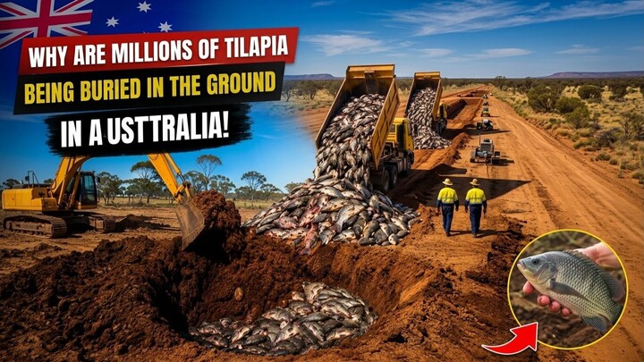 Why are millions of tilapia being buried in the ground in Australia!