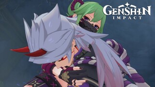 Genshin Impact ✦ คัทซีน Itto ต่อยกำแพงแล้วเป็นลม | 「 JP Dub / THAI Sub 」 2.7