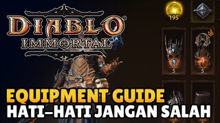 Jangan Hancurin Legendary Equipment Di Diablo Immortal!