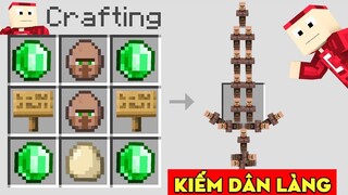 Minecraft Nhưng Đố Ai Có Kiếm Dân Làng Lười Biếng