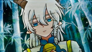 喜羊羊已经学会吹曲子了，可是师父已经不在了。