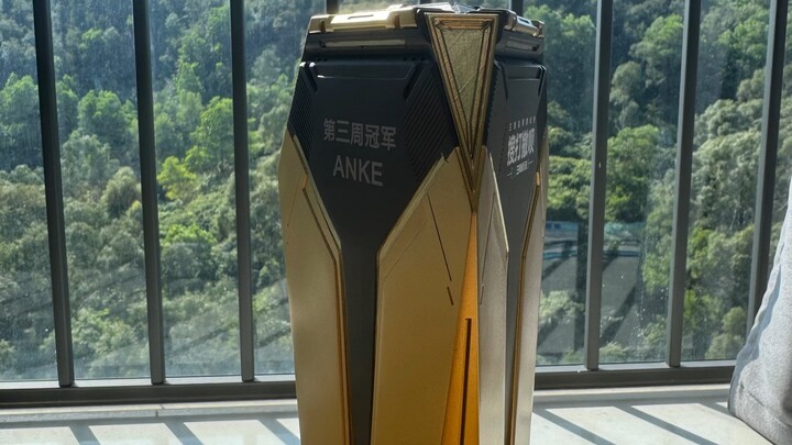 Huh? So this is actually the champion trophy all along?