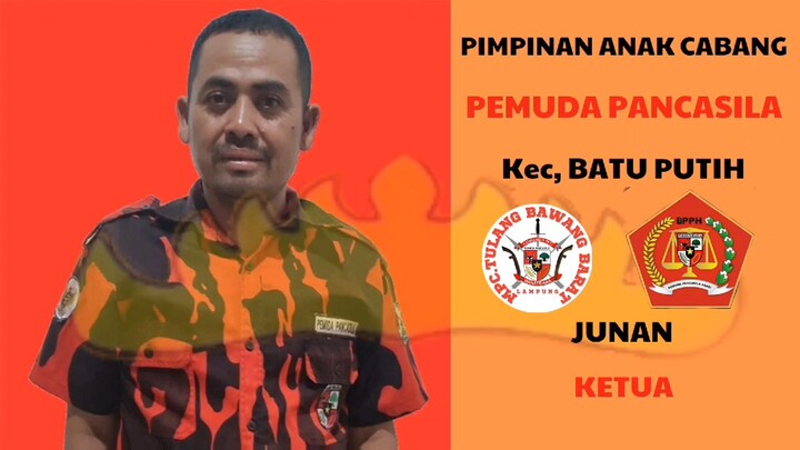 KETUA PAC PEMUDA PANCASILA BATU PUTIH TULANG BAWANG BARAT, LAMPUNG