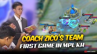 COACH ZICO'S TEAM FIRST MATCH IN MPL CAMBODIA. . . 😮