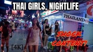 HOT NIGHTLIFE PHUKET, THAILAND🇹🇭 Beautiful girls on Bangla Road Walking Street, PATONG Beach [4K]